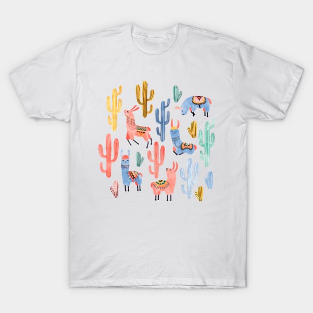 Llama T-Shirt by Lidiebug